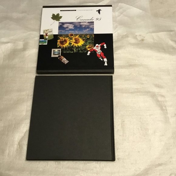 Canada 95 - The Collection of 1995 stamps hardback book w/ dust cover - Picture 12 of 14